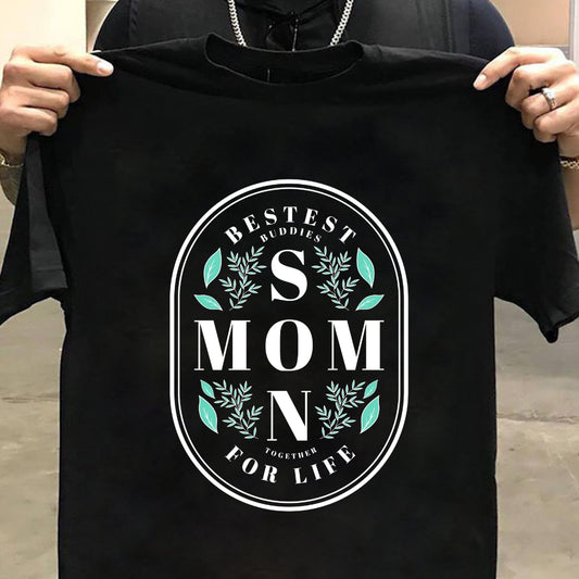 Bestest Buddies: Mom and Son Together for Life T-shirt | EazyPeace