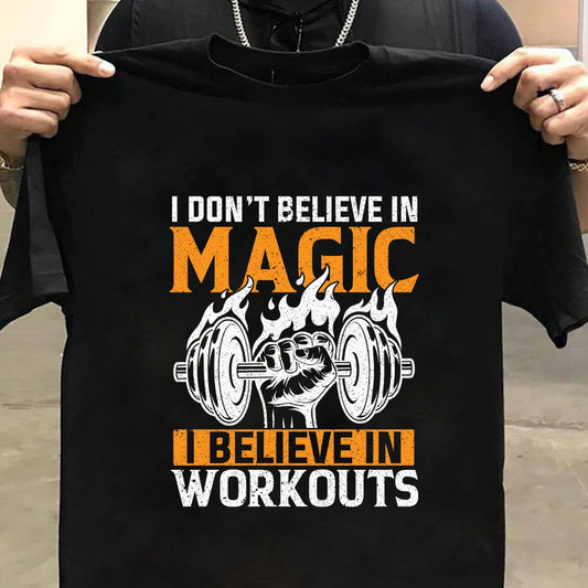 Workout Believer T-Shirt | Shop Now for Fitness Enthusiasts