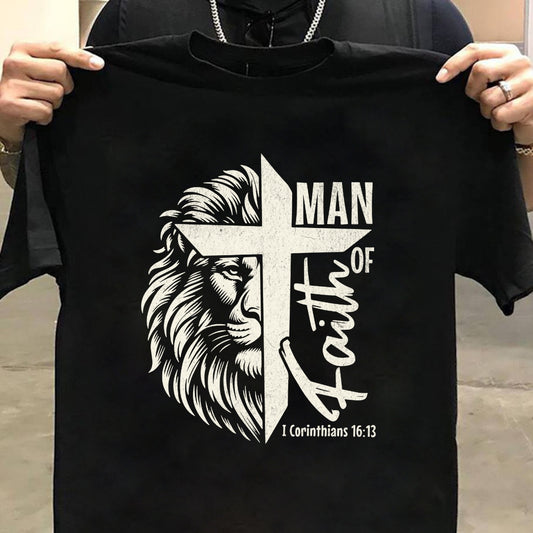 Inspiring Faith T-Shirt: 'Man of Faith' | God T-shirt