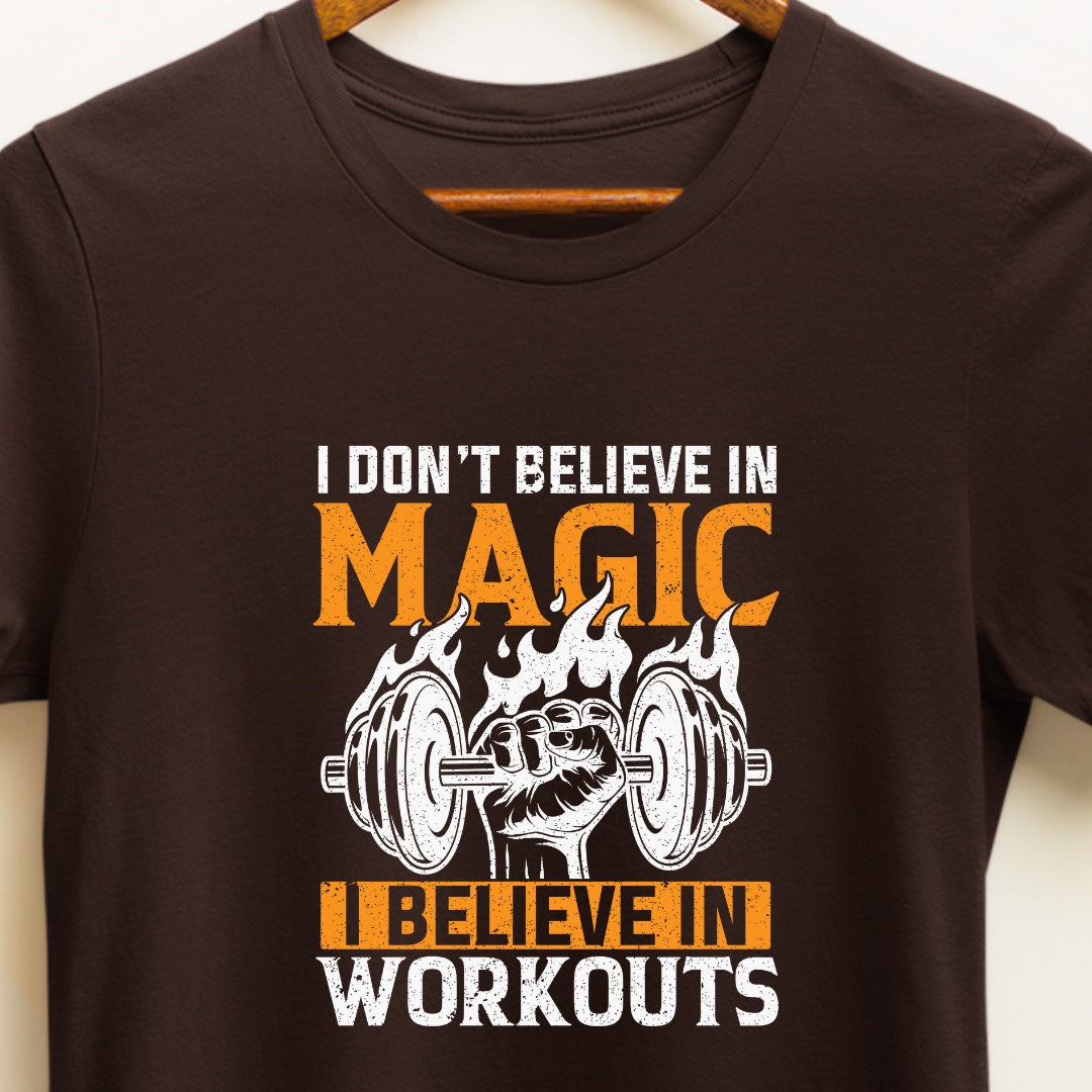 Workout Believer T-Shirt | Shop Now for Fitness Enthusiasts