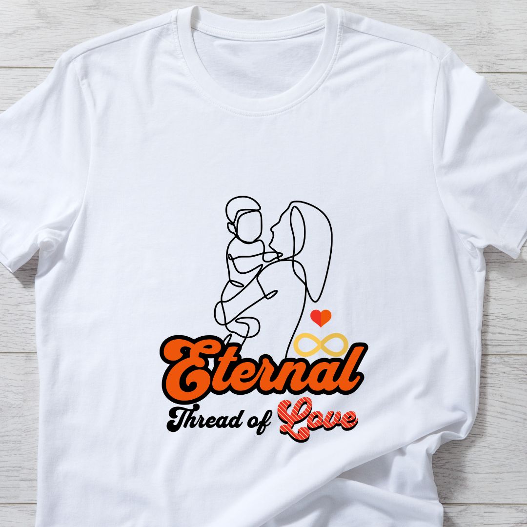 Eternal Thread of Love: Mother Bonding T-shirt