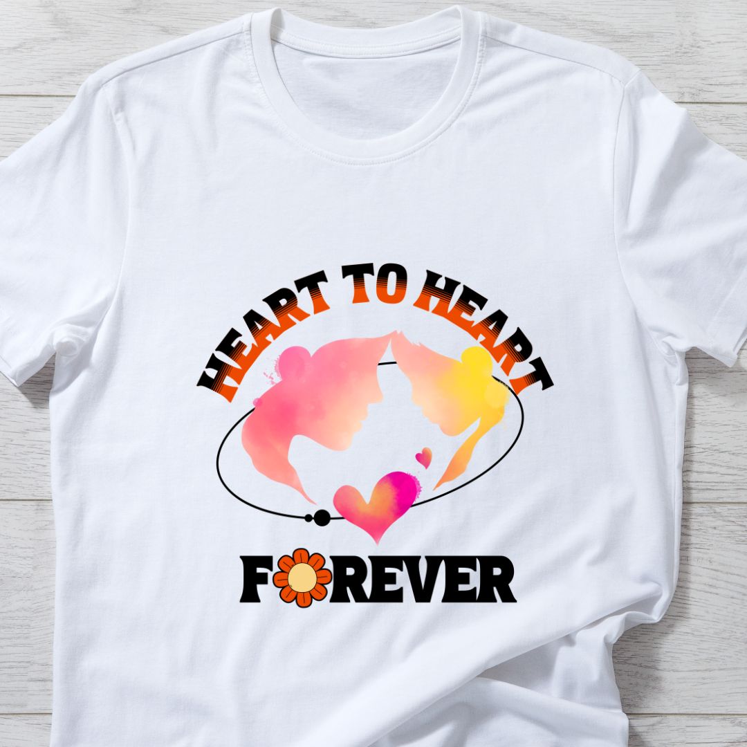 Mother's Heart to Heart Forever T-shirt | Shop Now