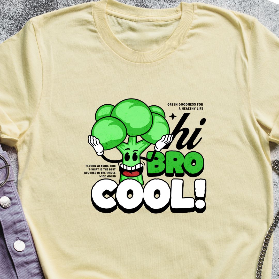 Funny 'Bro Cool' T-Shirt: The World's Best Brother | Eazy Peace