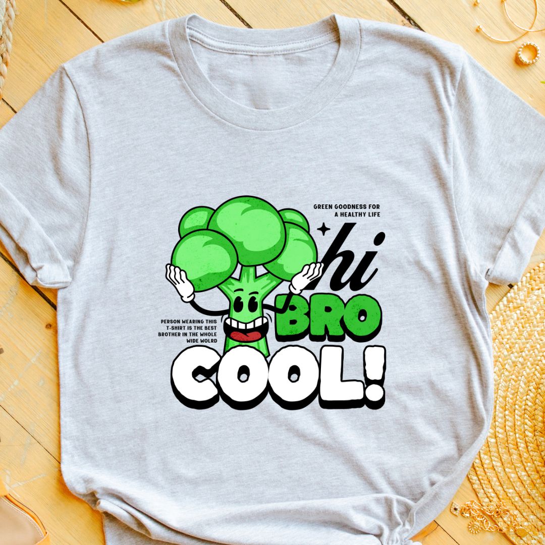 Funny 'Bro Cool' T-Shirt: The World's Best Brother | Eazy Peace