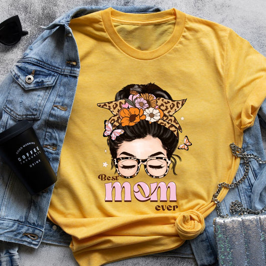 Best Mom Ever T-Shirt | Charming Graphic for the Perfect Mother's Day Gift
