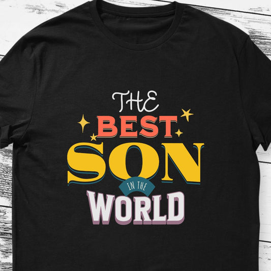 Best Son in the World T-Shirt | Premium 100% Cotton Quality Regular Fit