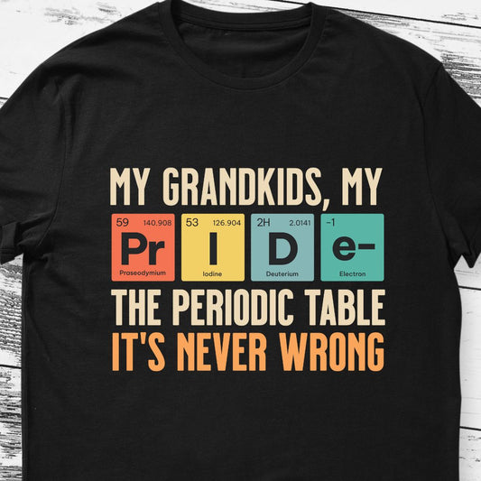 My Grandkids My Pride T-Shirt | Fun & Unique Design for Grandparents