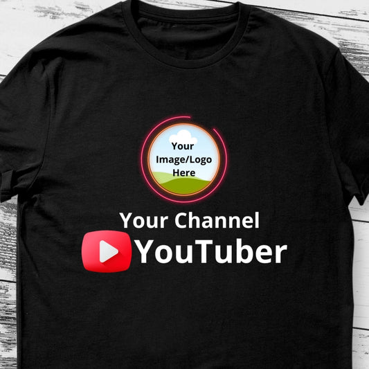 YouTube Custom Logo T-shirt