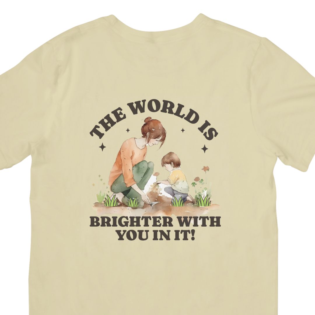 Mother-Son Bond T-Shirt | The World is Brighter with You