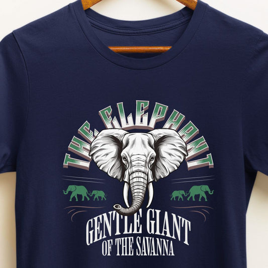 The Elephant T-Shirt - Gentle Giant of the Savanna