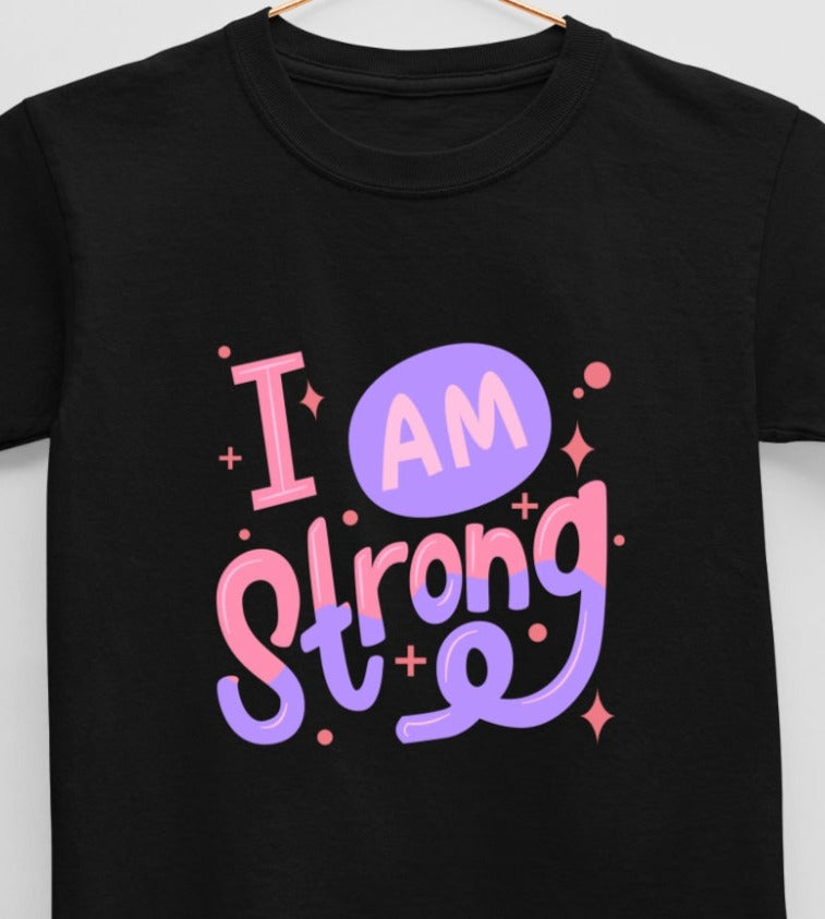 Empower Your Little Ones with Our 'I Am Strong' Children's T-Shirt