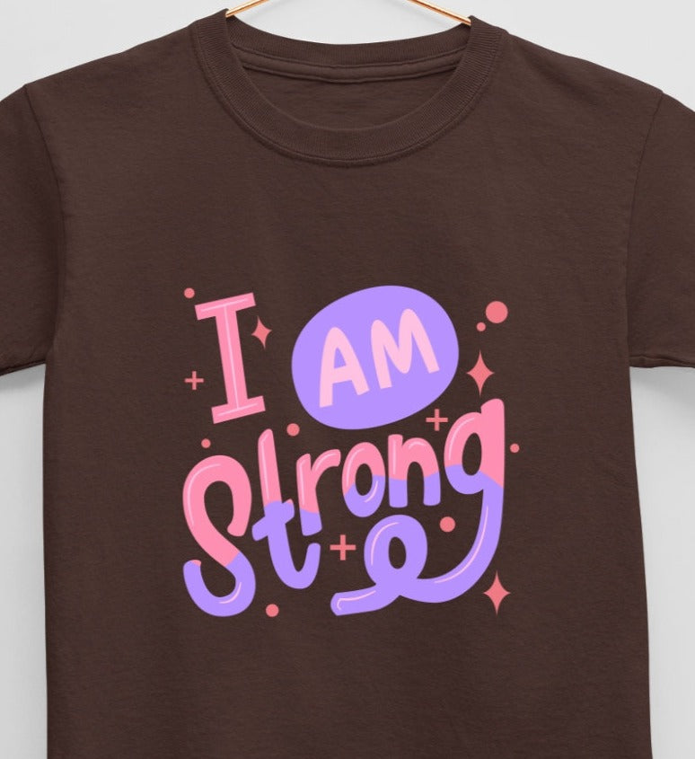 Empower Your Little Ones with Our 'I Am Strong' Children's T-Shirt