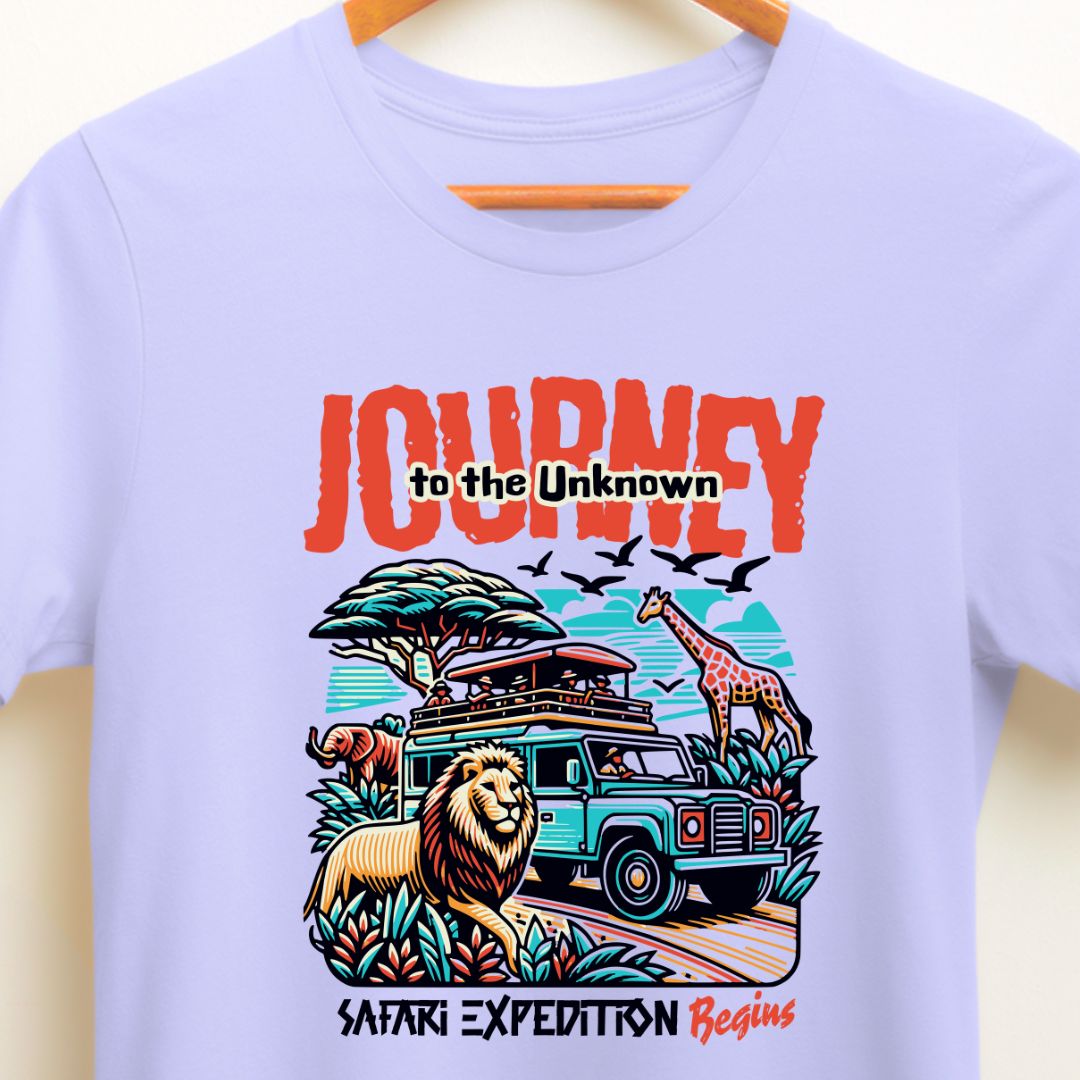 Journey to the Unknown Safari Expedition T-Shirt - Embrace Adventure