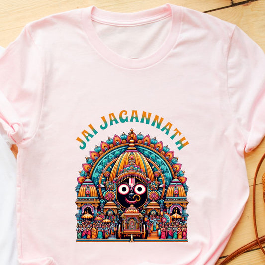 " Jai Jagannath" T-Shirt – Celebrate the Divine Blessings of Lord Jagannath | Unisex Fit