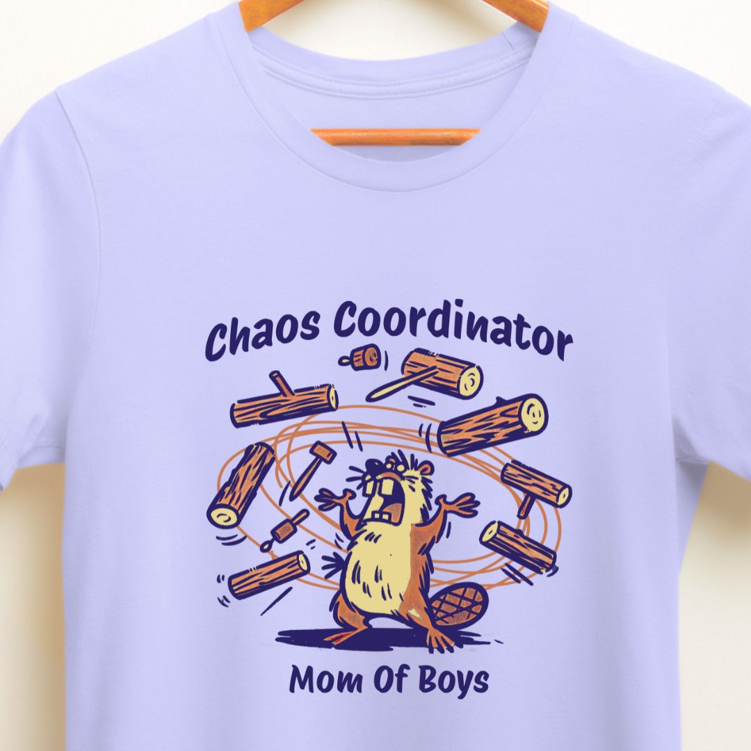 Chaos Coordinator Mom of Boys T-Shirt | Funny Mom Tee