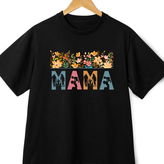 Floral Mama Oversized T-Shirt | Best for Stylish Moms