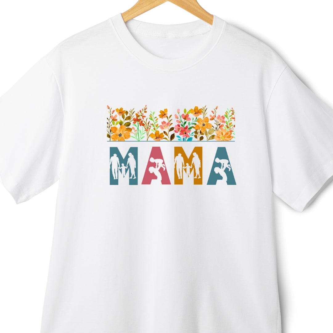 Floral Mama Oversized T-Shirt | Best for Stylish Moms