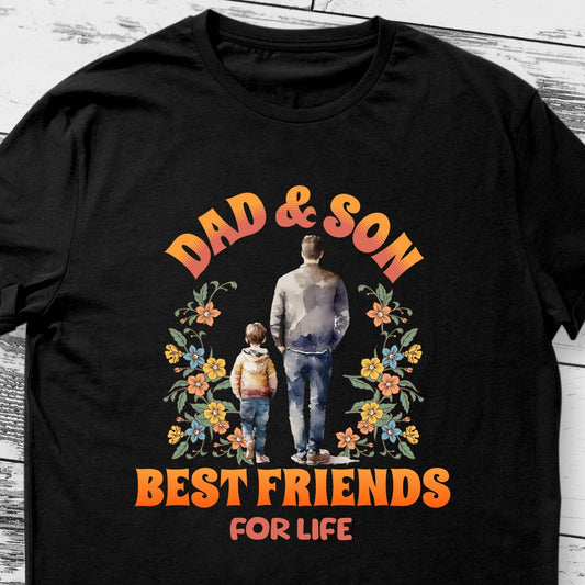 Best Friends for Life | Dad and Son Matching T-Shirt