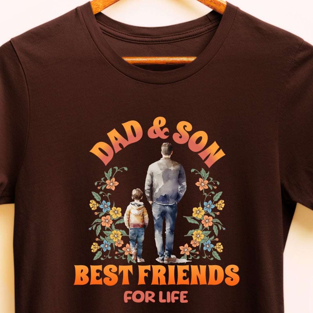 Best Friends for Life | Dad and Son Matching T-Shirt