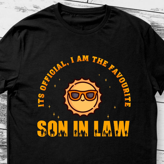 Celebrate Your Son-in-Law with Our 'Favorite Son-in-Law' T-shirt | Perfect Gift Idea