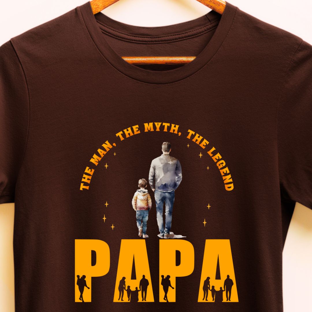 The Man, The Myth, The Legend PAPA T-shirt | Stylish Graphic Tee