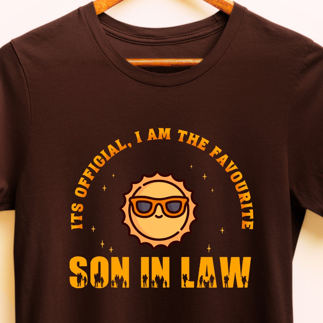 Celebrate Your Son-in-Law with Our 'Favorite Son-in-Law' T-shirt | Perfect Gift Idea