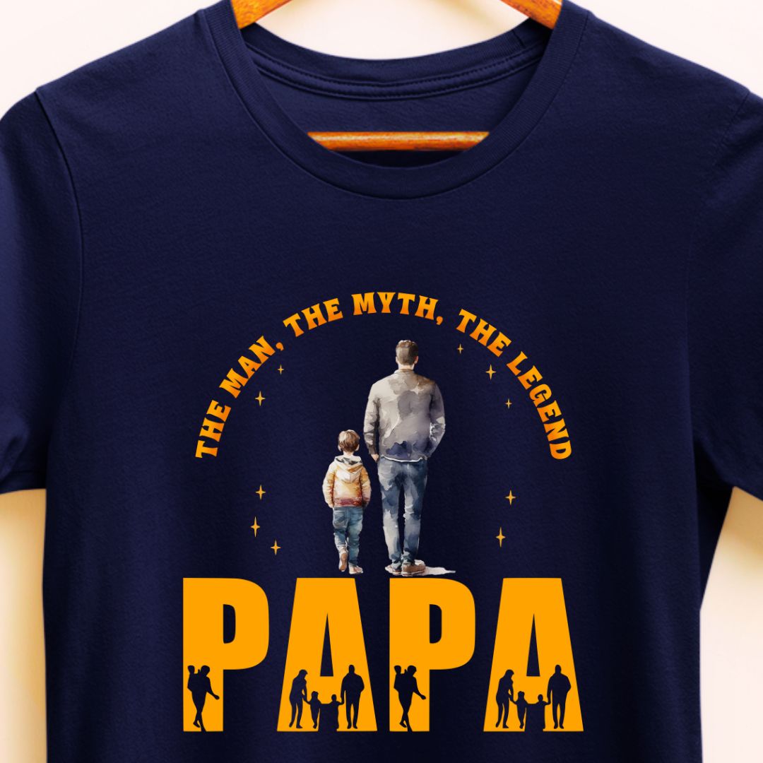 The Man, The Myth, The Legend PAPA T-shirt | Stylish Graphic Tee