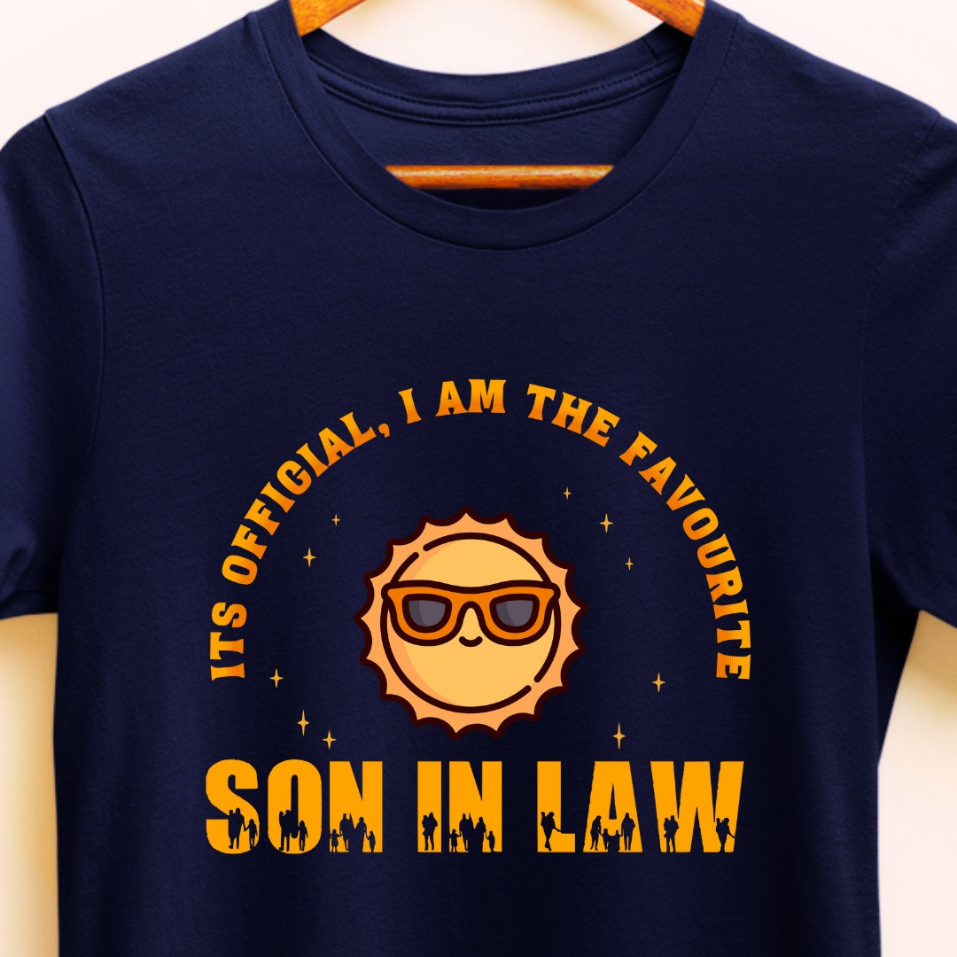 Celebrate Your Son-in-Law with Our 'Favorite Son-in-Law' T-shirt | Perfect Gift Idea