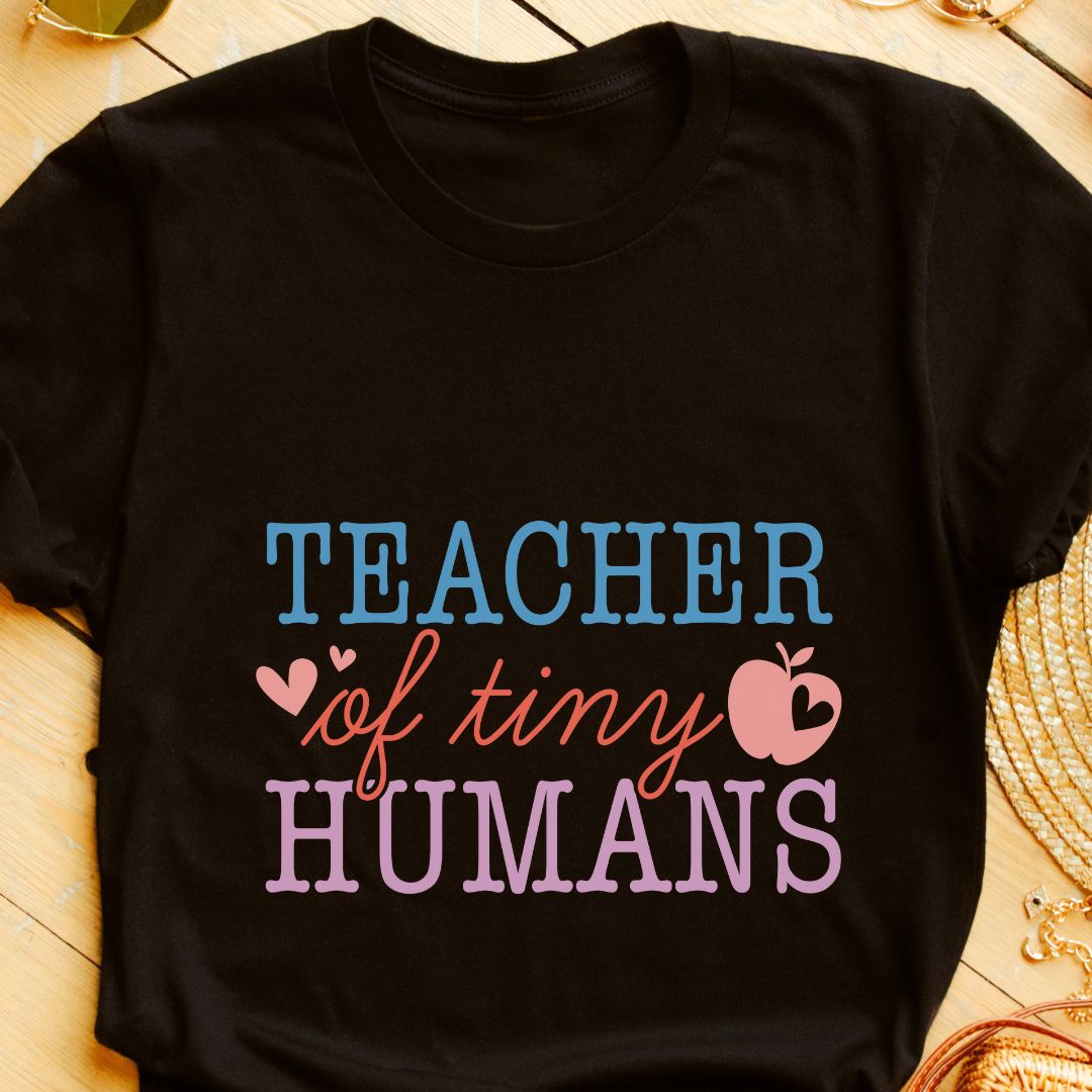 "Teacher of Tiny Humans" T-Shirt – Perfect for Educators & Early Childhood Teachers | Unisex Fit