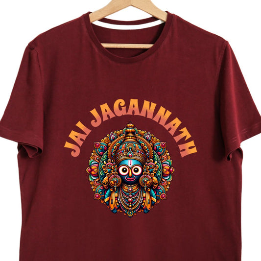 "Jai Jagannath" Devotional T-Shirt – Embrace the Spirit of Lord Jagannath | Unisex Fit