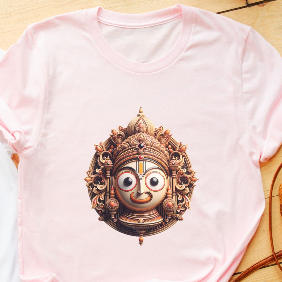 3D Style "Jai Jagannath" T-Shirt – Stunning Lord Jagannath Design for Devotees | Unisex Fit