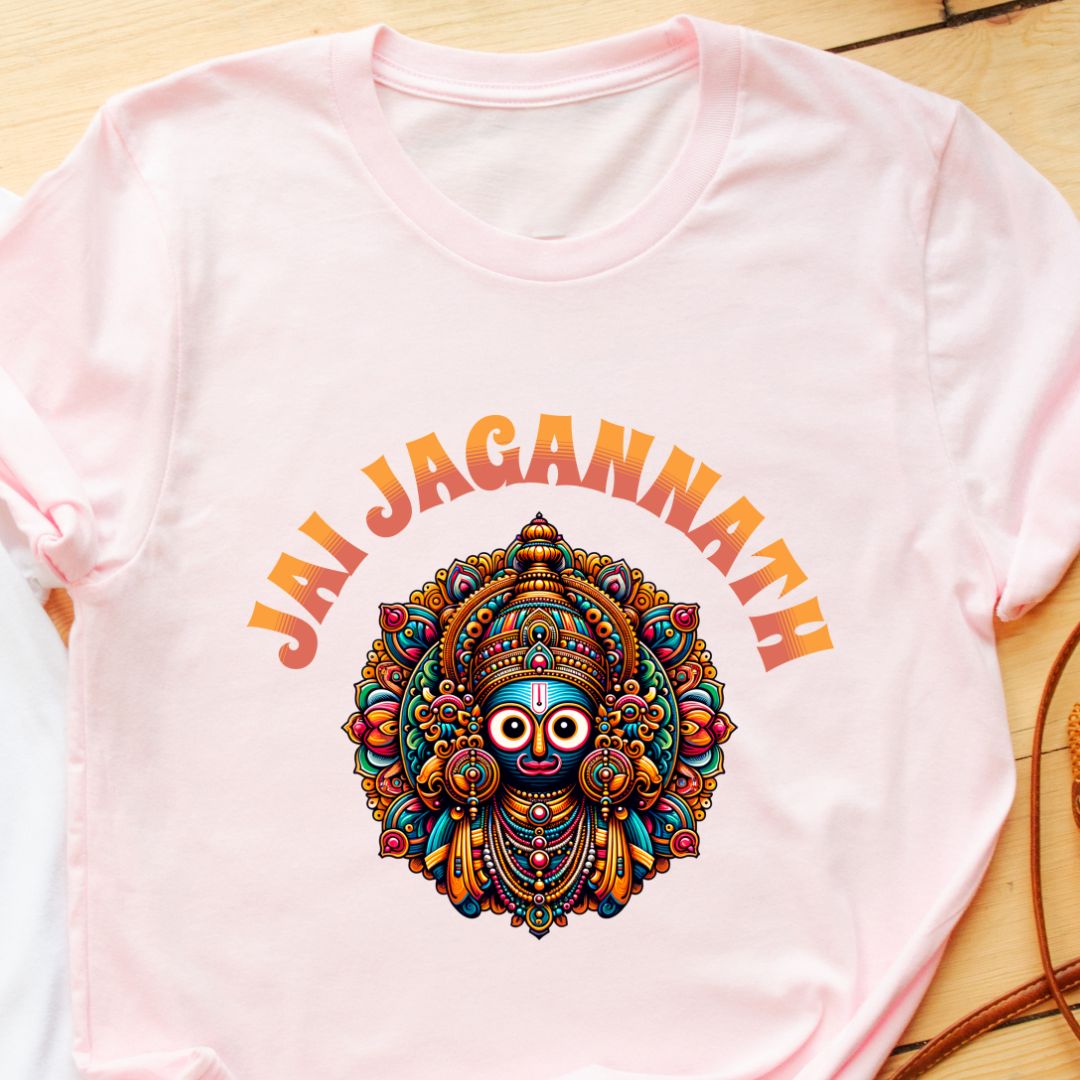 "Jai Jagannath" Devotional T-Shirt – Embrace the Spirit of Lord Jagannath | Unisex Fit