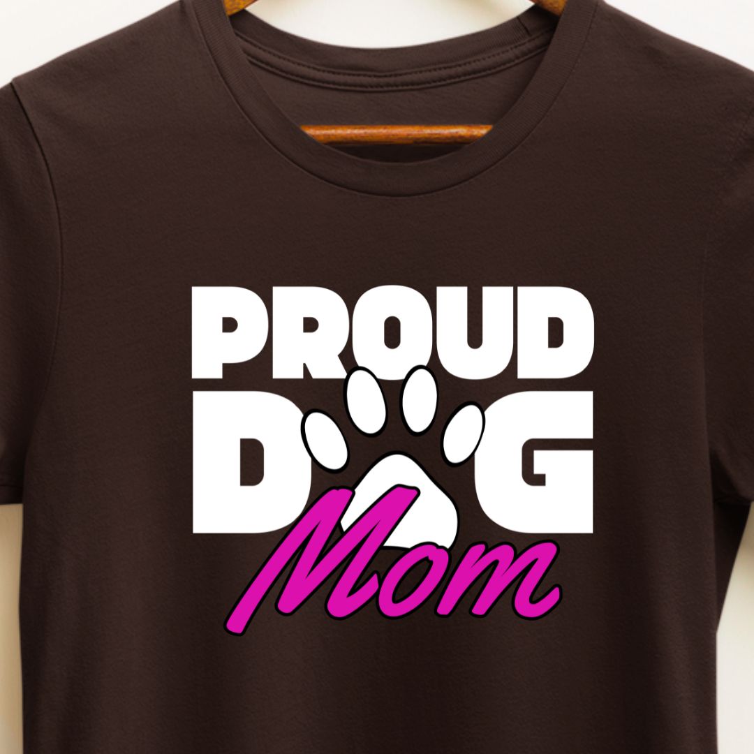 Proud Dog Mom T-Shirt - Celebrate Your Furry Family