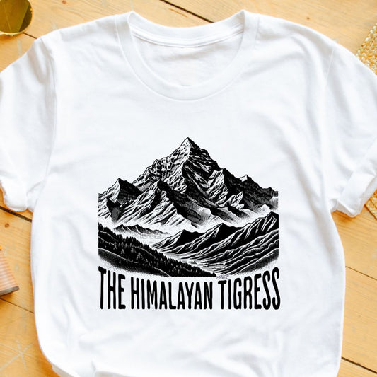 The Himalayan Tigress T-Shirt | Ideal for Mountaineering and Trekking Enthusiasts