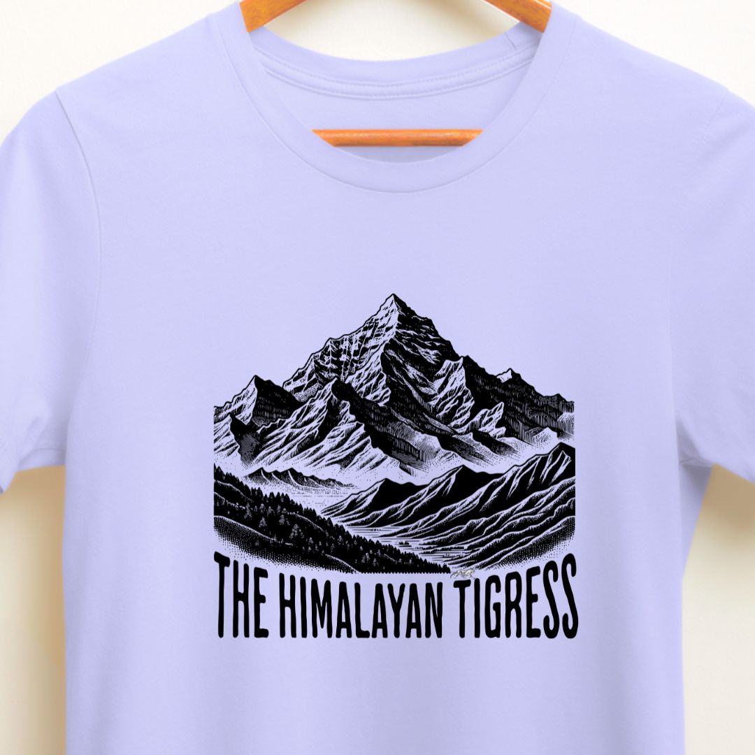 The Himalayan Tigress T-Shirt | Ideal for Mountaineering and Trekking Enthusiasts