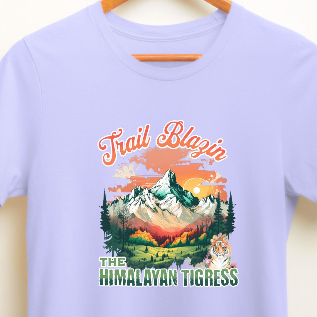 Trail Blazin' The Himalayan Tigress T-Shirt | Adventure Enthusiast's Tee