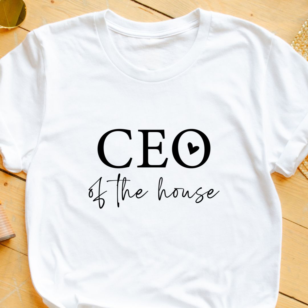 CEO of the House T-Shirt | Empowering Tee for Indian Moms and Housewives