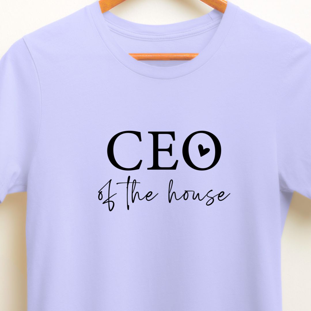 CEO of the House T-Shirt | Empowering Tee for Indian Moms and Housewives