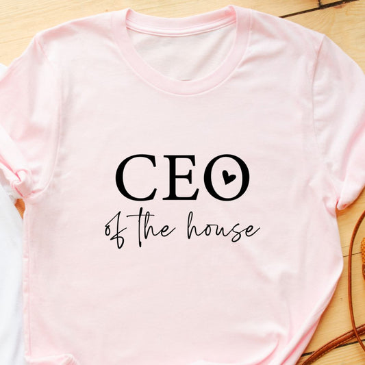 CEO of the House T-Shirt | Empowering Tee for Indian Moms and Housewives