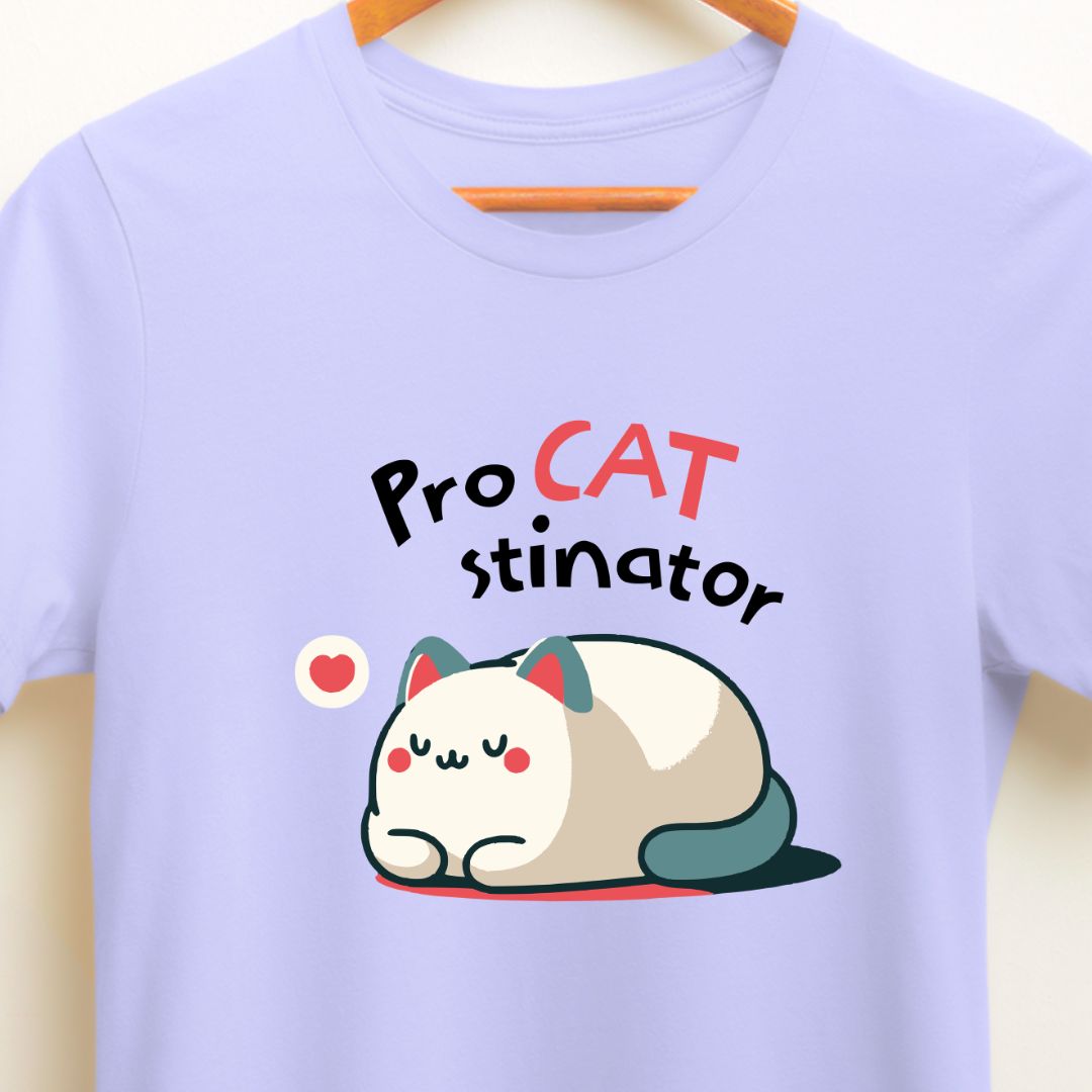 Procatstinator T-Shirt - Embrace Your Love for Cats