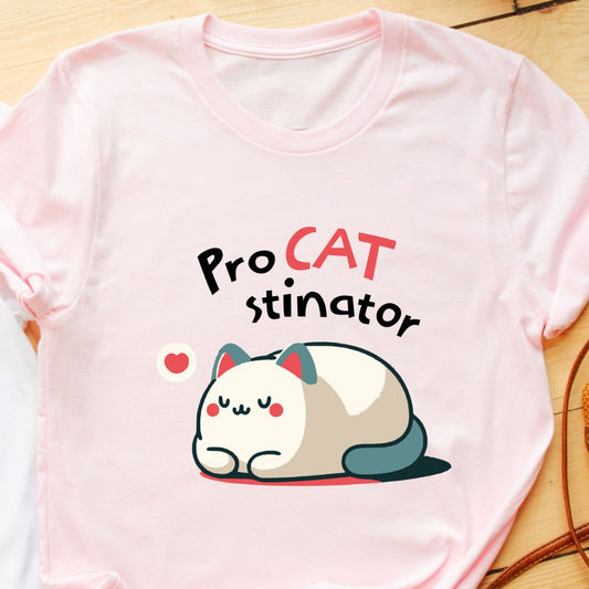 Procatstinator T-Shirt - Embrace Your Love for Cats