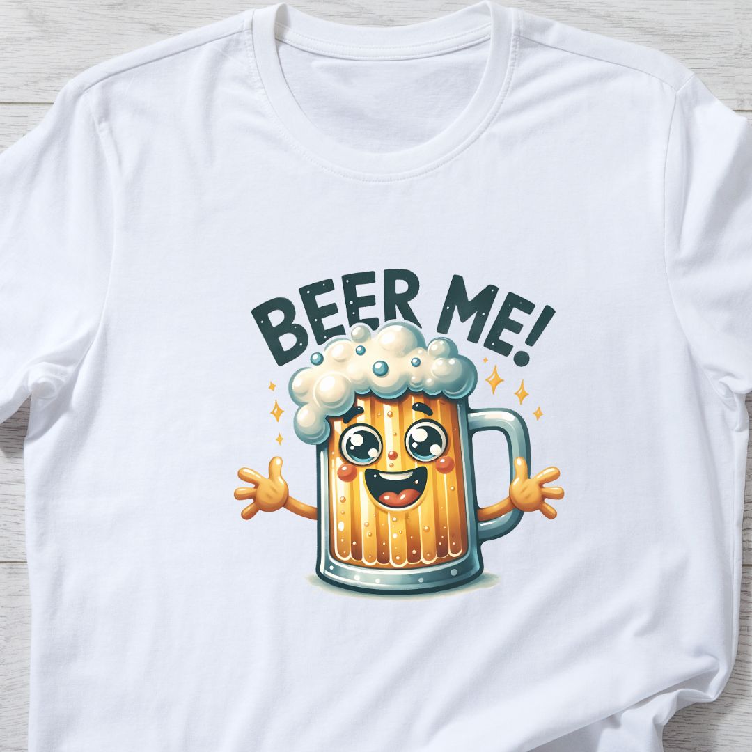 "Beer Me" T-Shirt – Funny & Simple Beer Lover's Tee | Perfect Gift for Beer Enthusiasts | Unisex Fit