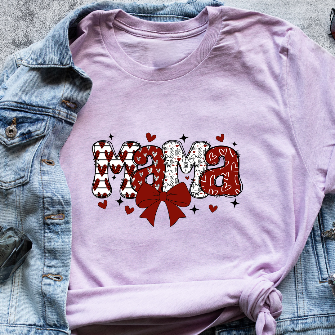 "Mama" T-Shirt – Adorable Valentine’s Gift for Moms & Moms-to-Be