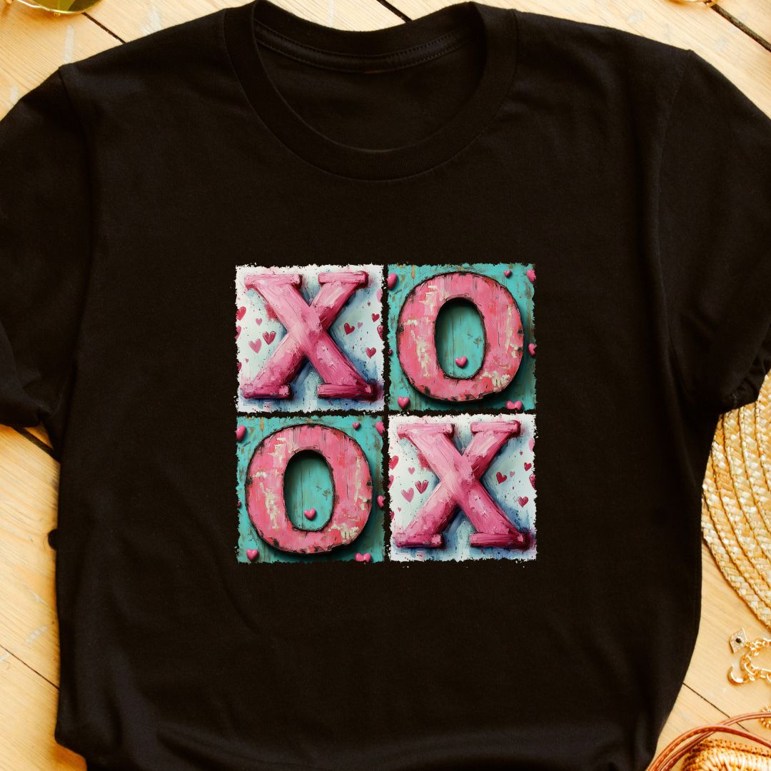 "XOXO Aesthetic T-Shirt – Elegant Minimalist Design for Everyday Style | Unisex Fit"