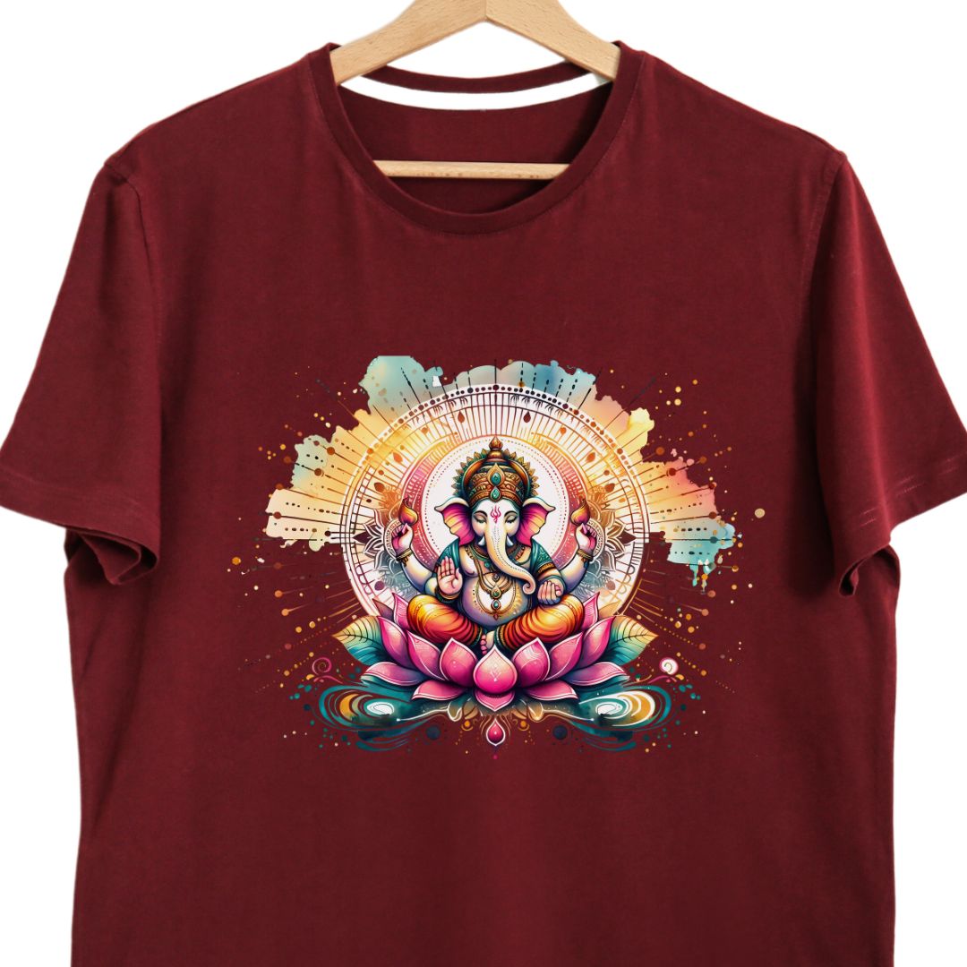 Abstract Ganesha T-Shirt | Trendy Design for Ganesh Chaturthi