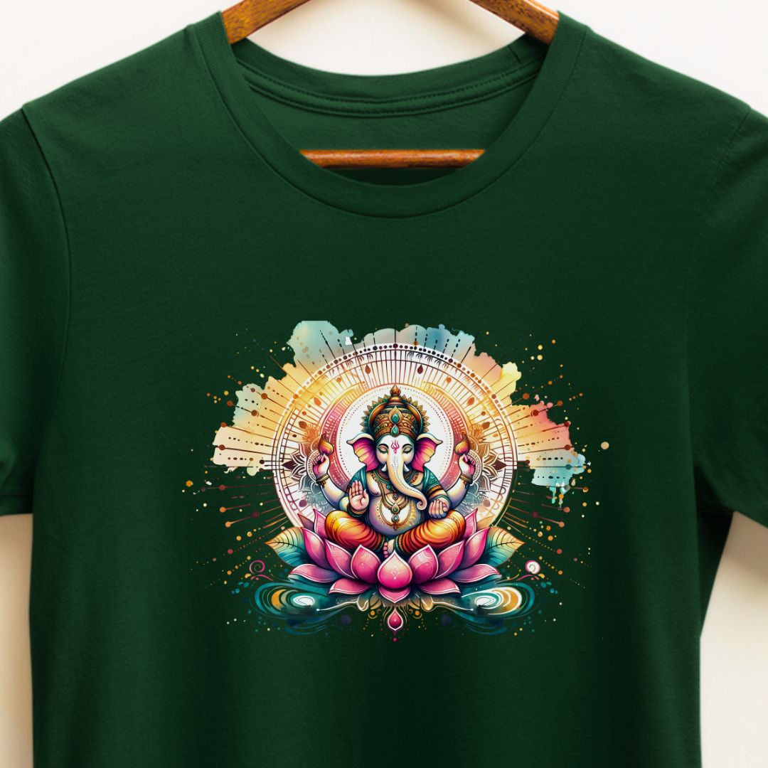 Abstract Ganesha T-Shirt | Trendy Design for Ganesh Chaturthi