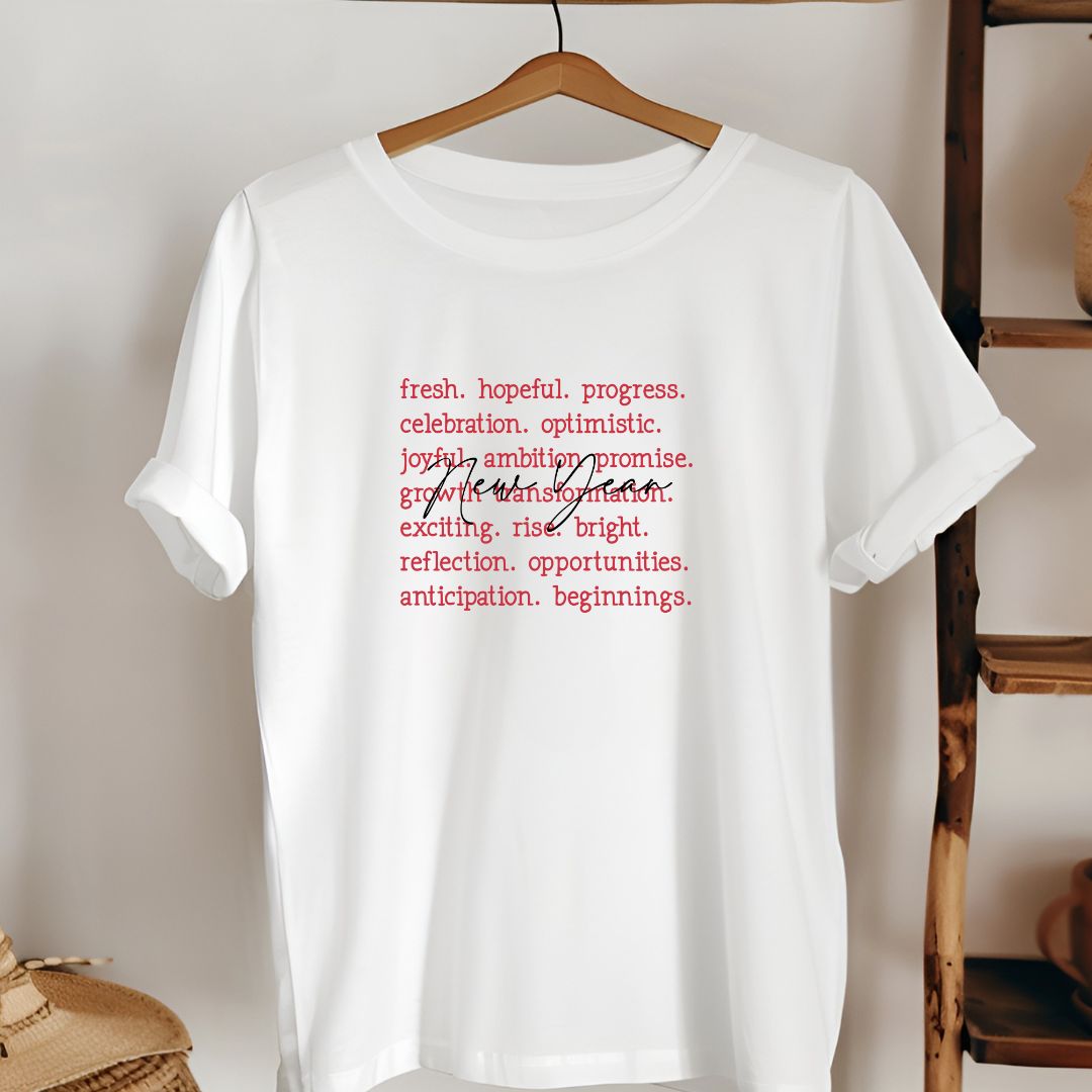 "Note to Self" T-Shirt – A Fresh Start for the New Year | Motivational Tee for 2025 | Unisex Fit