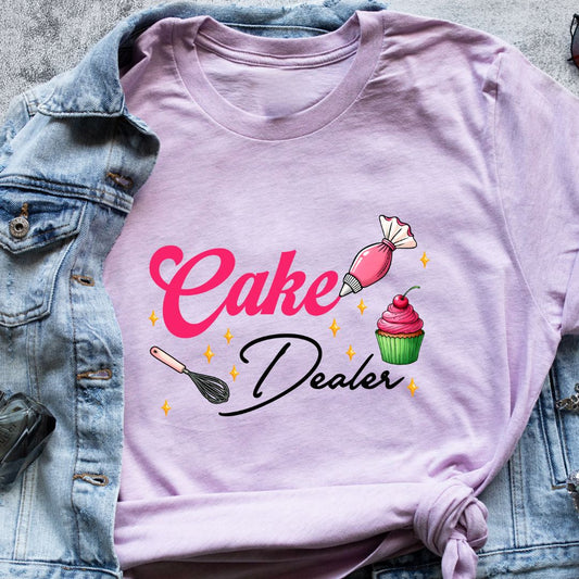 Funny 'Cake Dealer' T-Shirt | Perfect Gift for Baking Lovers