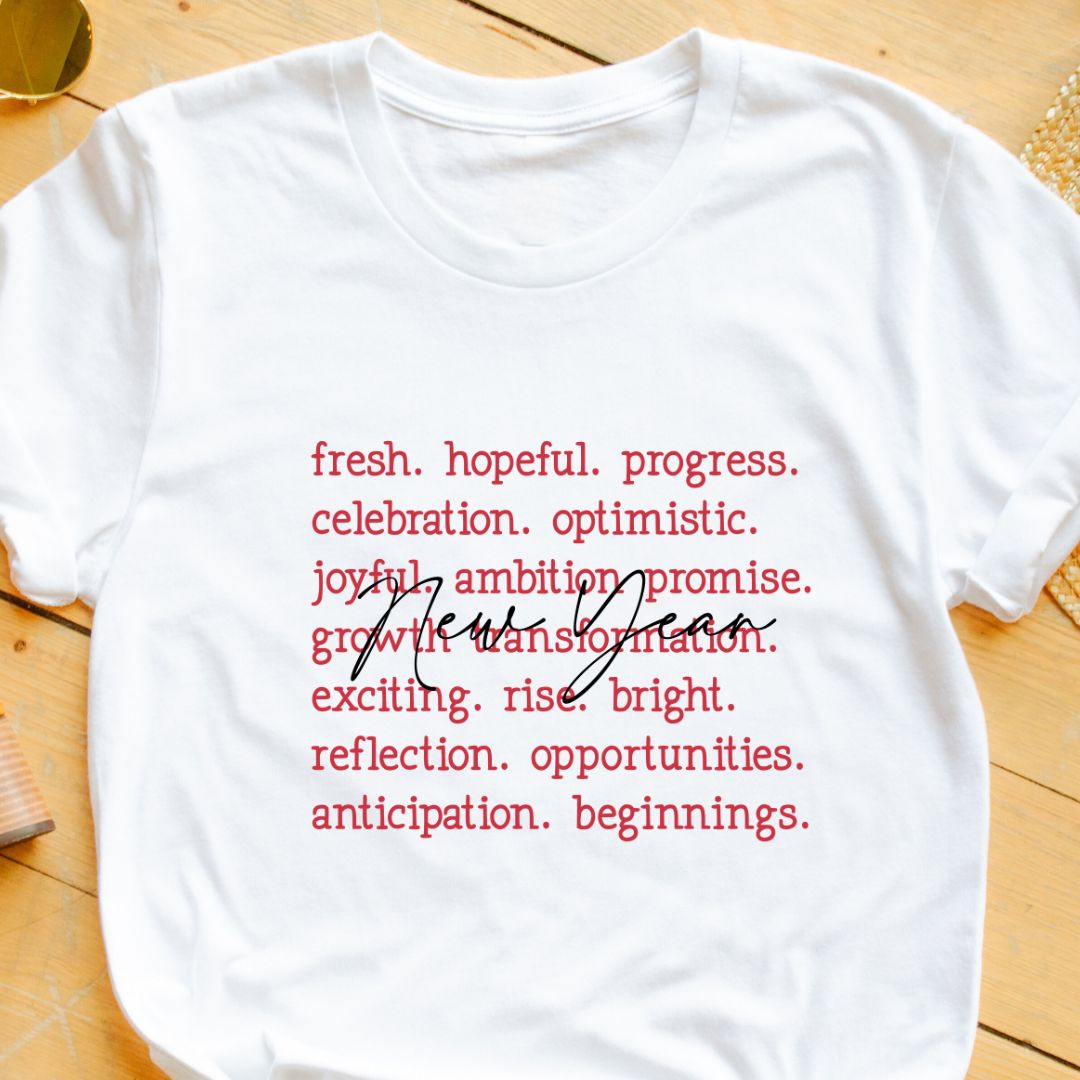 "Note to Self" T-Shirt – A Fresh Start for the New Year | Motivational Tee for 2025 | Unisex Fit