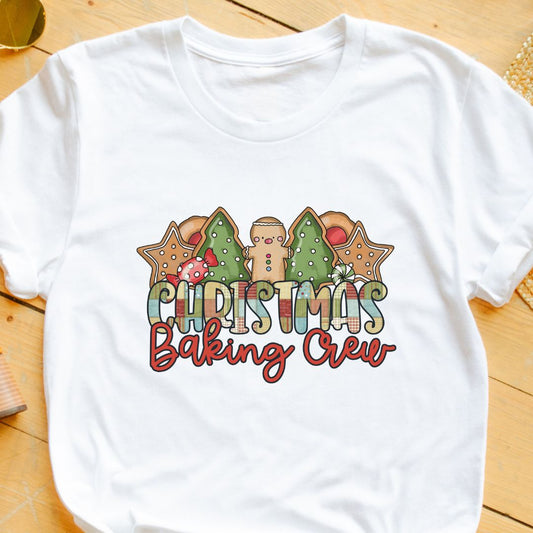 "Christmas Baking Crew" T-Shirt – Perfect for Festive Bakers & Holiday Fun | Unisex Fit